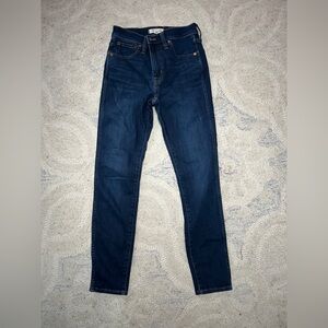Madewell 10” high rise skinny jeans